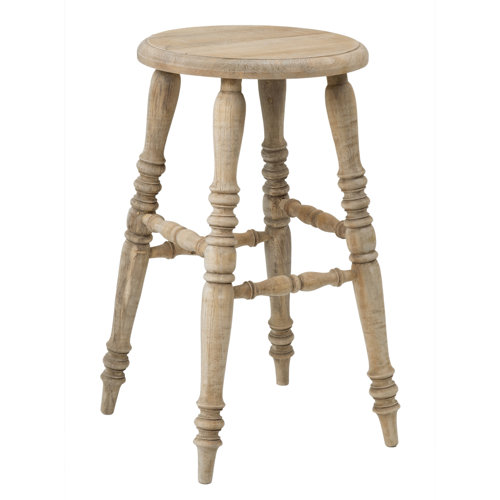 August Grove® Sacramento Solid Wood 24'' Counter Stool & Reviews